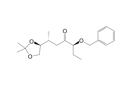 (2R,5S)-5-Benzyloxy-2-[(4S)-2,2-Dimethyl-1,3-dioxolan-4-yl]heptan-4-one