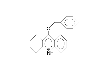 9-Benzyloxy-1,2,3,4-tetrahydro-acridinium cation