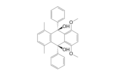 9,10-Dihydro-(cis)-9,10-dihydroxy-1,4-dimethoxy-5,8-dimethyl-9,10-diphenylanthracene