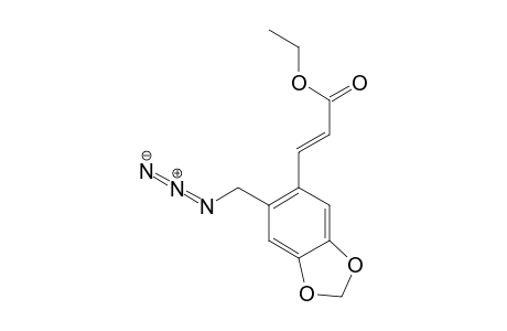 2-Propenoic acid, 3-[6-(azidomethyl)-1,3-benzodioxol-5-yl]-, ethyl ester, (E)-