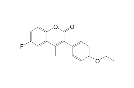 3-(4'-Ethoxyphenyl)-6-fluoro-4-methylcoumarin