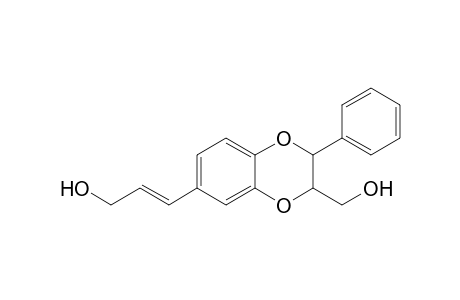 6-(3-Hydroxy-1-propenyl)-2-phenyl-2,3-dihydrobenzo[b]-1,4-dioxin-3-methanol