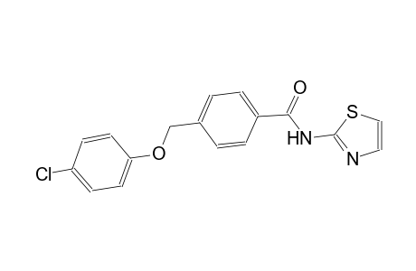 4-[(4-chlorophenoxy)methyl]-N-(1,3-thiazol-2-yl)benzamide