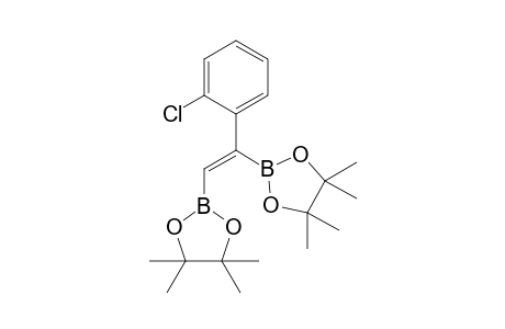 (E)-2,2'-[1-(2-Chlorophenyl)ethene-1,2-diyl]bis(4,4,5,5-tetramethyl-1,3,2-dioxaborolane)