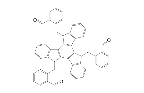 syn-5,10,15-Tris(2-formylphenylmethyl)-10,15-dihydro-5H-diindeno[1,2-a;1',2'-c]fluorene