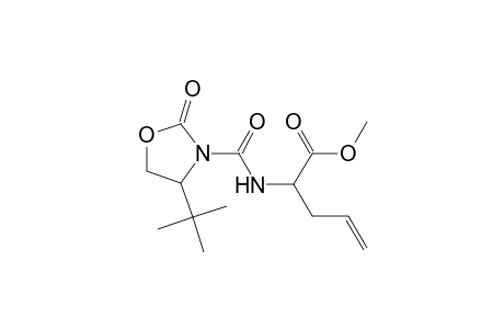 Methyl 2-(n-((4s)-4-(1,1-dimethylethyl)-2-oxazolidinone-3-carbamoyl)amino)-4-pentenoate