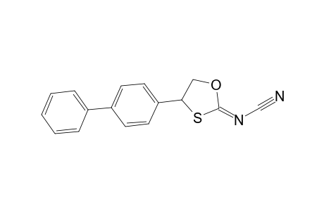 2-Cyanoimino-4-(4-phenylphenyl)-1,3-oxathiolane