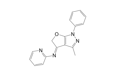 N-[(4Z)-3-Methyl-1-phenyl-1H-furo[2,3-c]pyrazol-4(5H)-ylidene]pyridin-2-amine