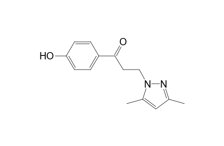 1-(4-Hydroxyphenyl)-3-(3,5-dimethyl-1H-pyrazol-1-yl)propan-1-one