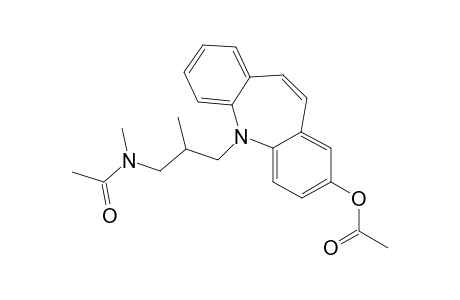 5-[3'-(N-acetyl-N-methylamino)-2'-methylpropyl]-2-acetoxy-5H-dibenz[b,f]azepine