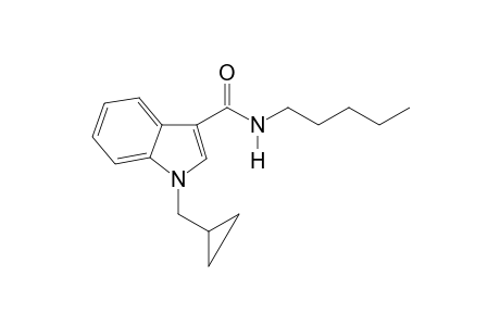 1-Cyclopropylmethyl-N-pentyl-1H-indole-3-carboxamide