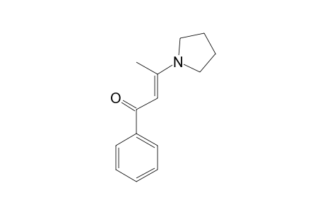 1-OXO-3-PYRROLIDINO-1-PHENYL-2-BUTENE