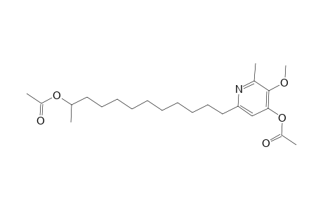6-[11-(Acetyloxy)dodecyl]-3-methoxy-2-methyl-4-pyridinyl acetate