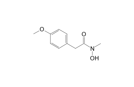 2-(4-Methoxyphenyl)-N-methyl-N-oxidanyl-ethanamide