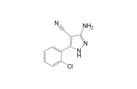3-Amino-5-(2-chlorophenyl)-1H-pyrazole-4-carbonitrile