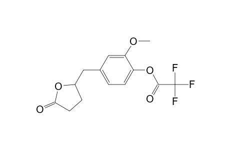 2-(3-Methoxy-4-trifluoroacetoxybenzyl)tetrahydrofuran-5-one