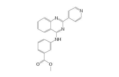 methyl 3-{[2-(4-pyridinyl)-4-quinazolinyl]amino}benzoate