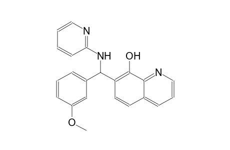 7-[(3-methoxyphenyl)(2-pyridinylamino)methyl]-8-quinolinol