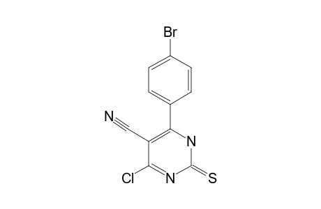 6-(PARA-BROMOPHENYL)-4-CHLORO-2-THIOXO-1,2-DIHYDROPYRIMIDINE-5-CARBONITRILE