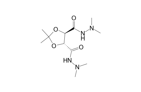 (4R,5R)-N,N,N',N'-Tetramethyl-2,2-dimethyl-1,3-dioxolane-4,5-dicarbohydrazide