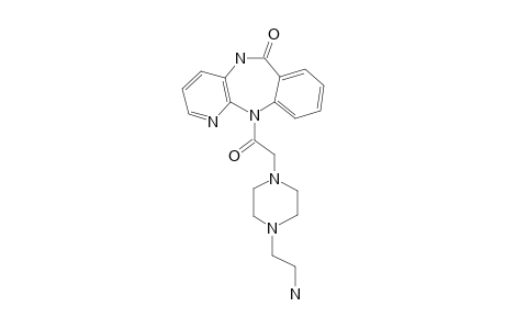 5,11-Dihydro-11-[[4-(2-aminoethyl)-1-piperazinyl]acetyl]-6H-pyrido[2,3-B][1,4]benzodiazepin-6-one