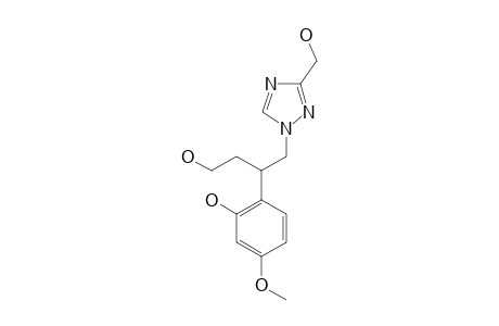 ETHYL-1-[4-HYDROXY-2-(2-HYDROXY-4-METHOXY-PHENYL)-BUTYL]-1,2,4-TRIAZOLE-3-HYDROXYMETHYL
