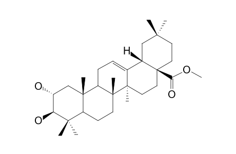 2.alpha.,3.beta.-Dihydroxy-olean-12-en-28-oic-acid,methylester