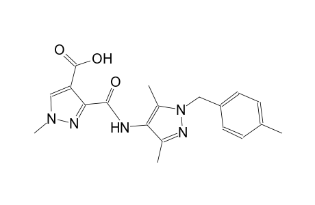 1H-pyrazole-4-carboxylic acid, 3-[[[3,5-dimethyl-1-[(4-methylphenyl)methyl]-1H-pyrazol-4-yl]amino]carbonyl]-1-methyl-