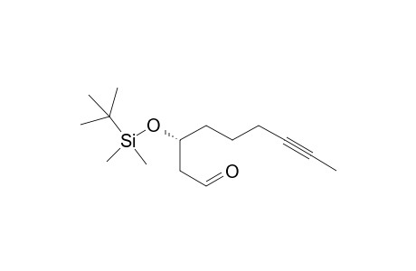 (3R)-3-{[tert-butyldimethylsilyl]oxy}-7-nonynal