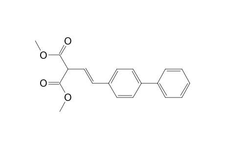(E)-Dimethyl 2-[2-(biphenyl-4-yl)vinyl]malonate