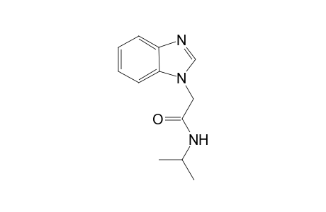 1H-1,3-Benzimidazole-1-acetamide, N-(1-methylethyl)-