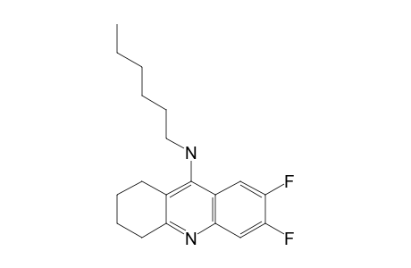6,7-DIFLUORO-N-HEXYL-1,2,3,4-TETRAHYDROACRIDIN-9-AMINE