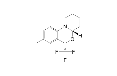 TRANS-6-(TRIFLUOROMETHYL)-2,3,4,4A-TETRAHYDRO-8-METHYL-1H,6H-PYRIDO-[1.2-A]-[3.1]-BENZOXAZINE