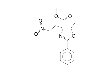 Methyl 5-methyl-4-(2-nitroethyl)-2-phenyl-4,5-dihydro-1,3-oxazole-4-carboxylate