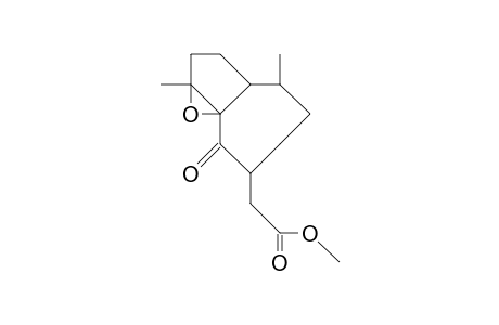 3-Carbomethoxymethyl-6(R),10(S)-dimethyl-2-bicyclo(5.3.0)decanone