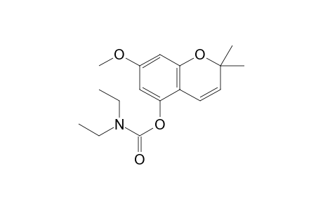 7-Methoxy-2,2-dimethyl-2H-5-chromenyl-N,N-diethylcarbamate