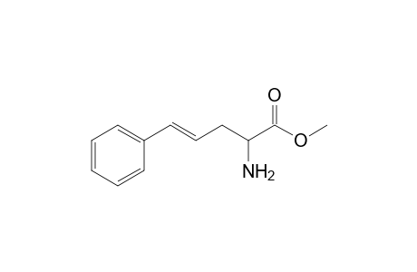Methyl (E)-2-amino-5-phenylpent-4-enoate