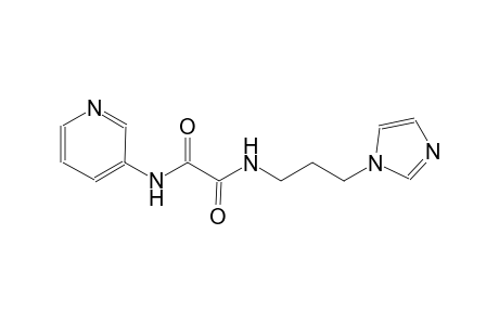 ethanediamide, N~1~-[3-(1H-imidazol-1-yl)propyl]-N~2~-(3-pyridinyl)-