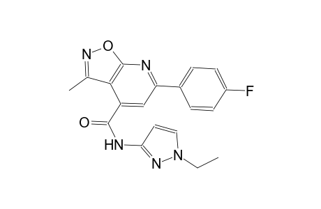 isoxazolo[5,4-b]pyridine-4-carboxamide, N-(1-ethyl-1H-pyrazol-3-yl)-6-(4-fluorophenyl)-3-methyl-
