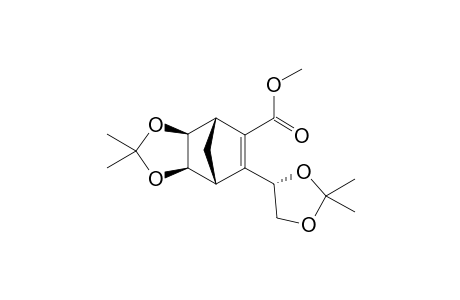 Methyl (1S,2R,6S,7R)-4,4-dimethyl-9-[(4S)-4-(2,2-dimethyl-1,3-dioxolo)]-3,5-dioxatricyclo[5.2.2.1(2,6)]dec-8-en-8-ylcarboxylate