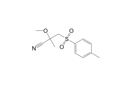 2-Cyano-2-methoxy-1-p-toluenesulfonylpropane