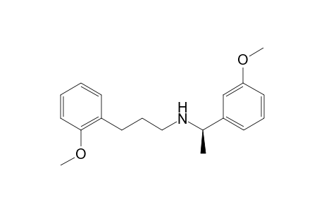 N-3-(2-methoxyphenyl)-1-propyl-(R)-3-methoxy-a-methylbenzylamine