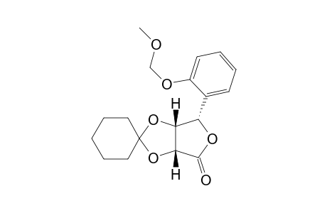 Spiro[cyclohexane-1,2'-furo[3,4-d][1,3]dioxol]-4'(3'aH)-one, dihydro-6'-[2-(methoxymethoxy)phenyl]-, [3'aR-(3'a.alpha.,6'.beta.,6'a.alpha.)]-