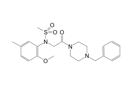 methanesulfonamide, N-(2-methoxy-5-methylphenyl)-N-[2-oxo-2-[4-(phenylmethyl)-1-piperazinyl]ethyl]-