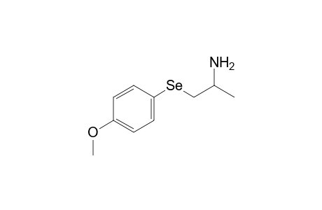 1-((4-methoxyphenyl)selanyl)propan-2-amine