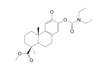Methyl 13-N,N-diethylcarbamoyloxy-12-hydroxypodocarpa-8,11,13-trien-19-oate