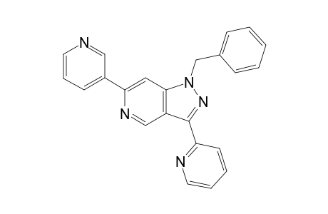 1-(Phenylmethyl)-3-(2-pyridyl)-6-(3-pyridyl)-1H-pyrazolo[4,3-c]pyridine