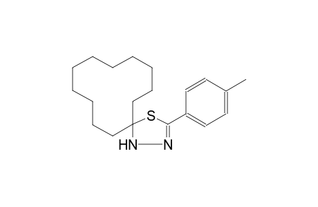 4-thia-1,2-diazaspiro[4.11]hexadec-2-ene, 3-(4-methylphenyl)-