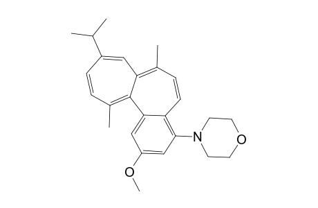 9-Isopropyl-2-methoxy-7,12-dimethyl-4-(morpholin-4-yl)benzo[a]heptalene