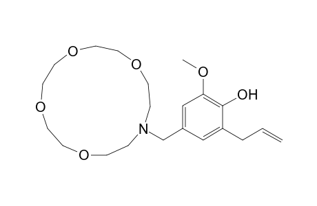 2-allyl-6-methoxy-4-(1,4,7,10-tetraoxa-13-azacyclopentadec-13-ylmethyl)phenol